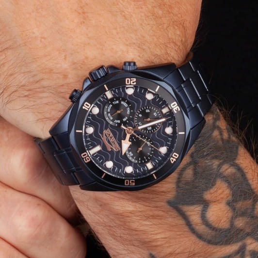 Slazenger Slazenger SL.09.2309.2.07 мужские часы синий циферблат на запястье