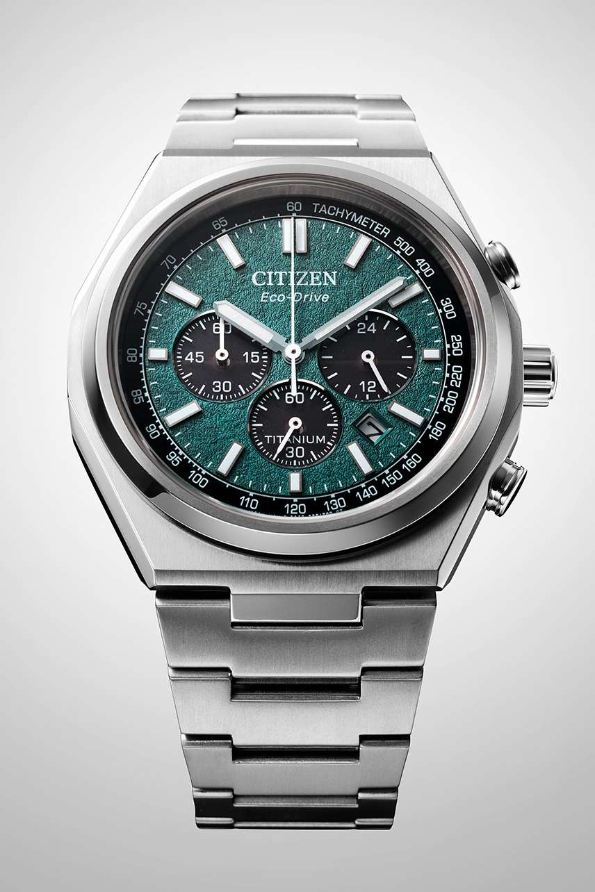 Citizen Citizen Eco-Drive CA4610-85X мужские часы зеленый циферблат на запястье