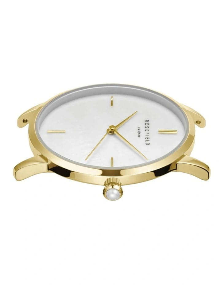 Rosefield Rosefield The Pearl RMBLG-R04,  сша женские часы на браслете кожаный боковой вид