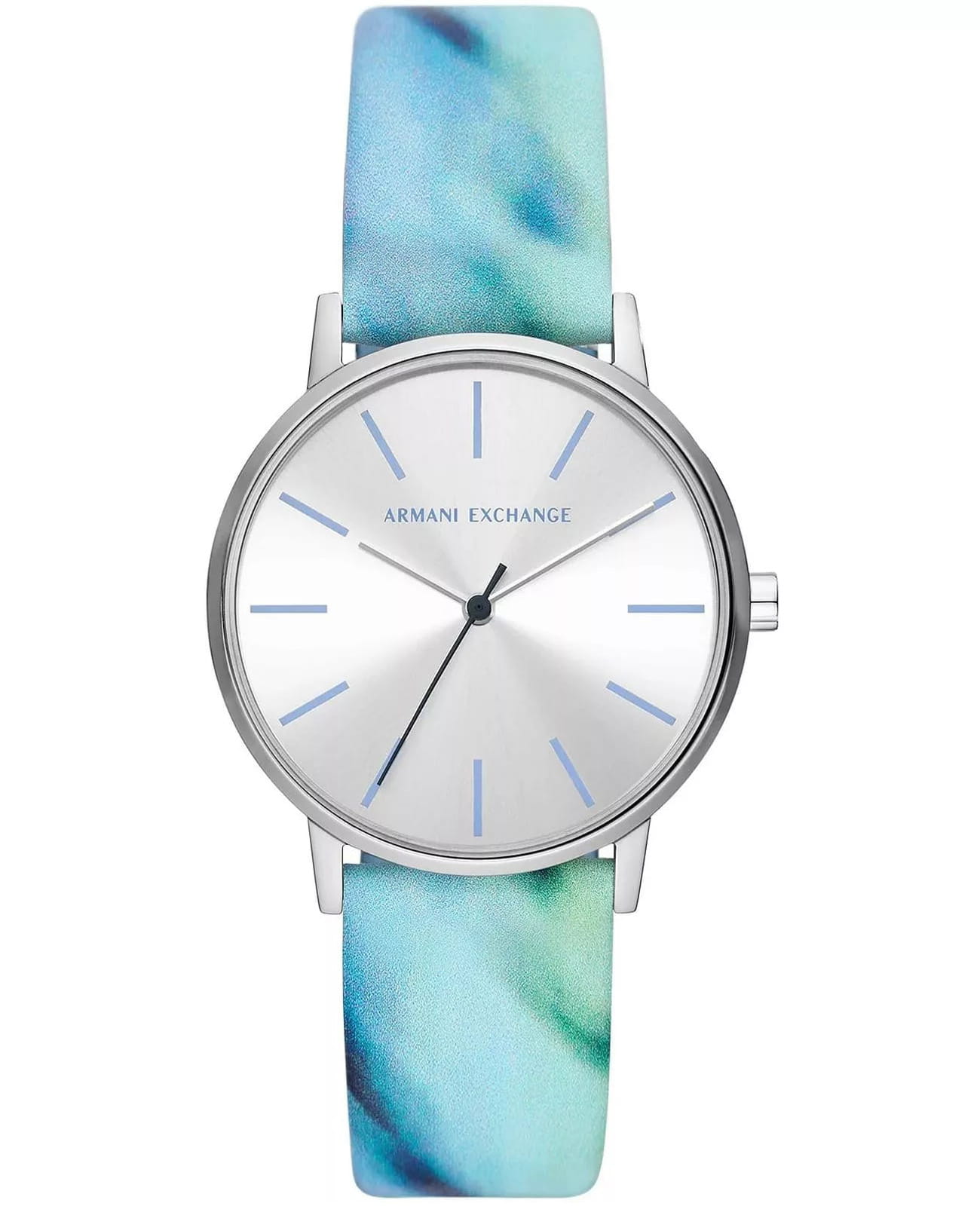 Armani Exchange Armani Exchange AX5597  AX5597 кварцевые женские часы серебристый циферблат, браслет нержавеющая сталь — вид спереди