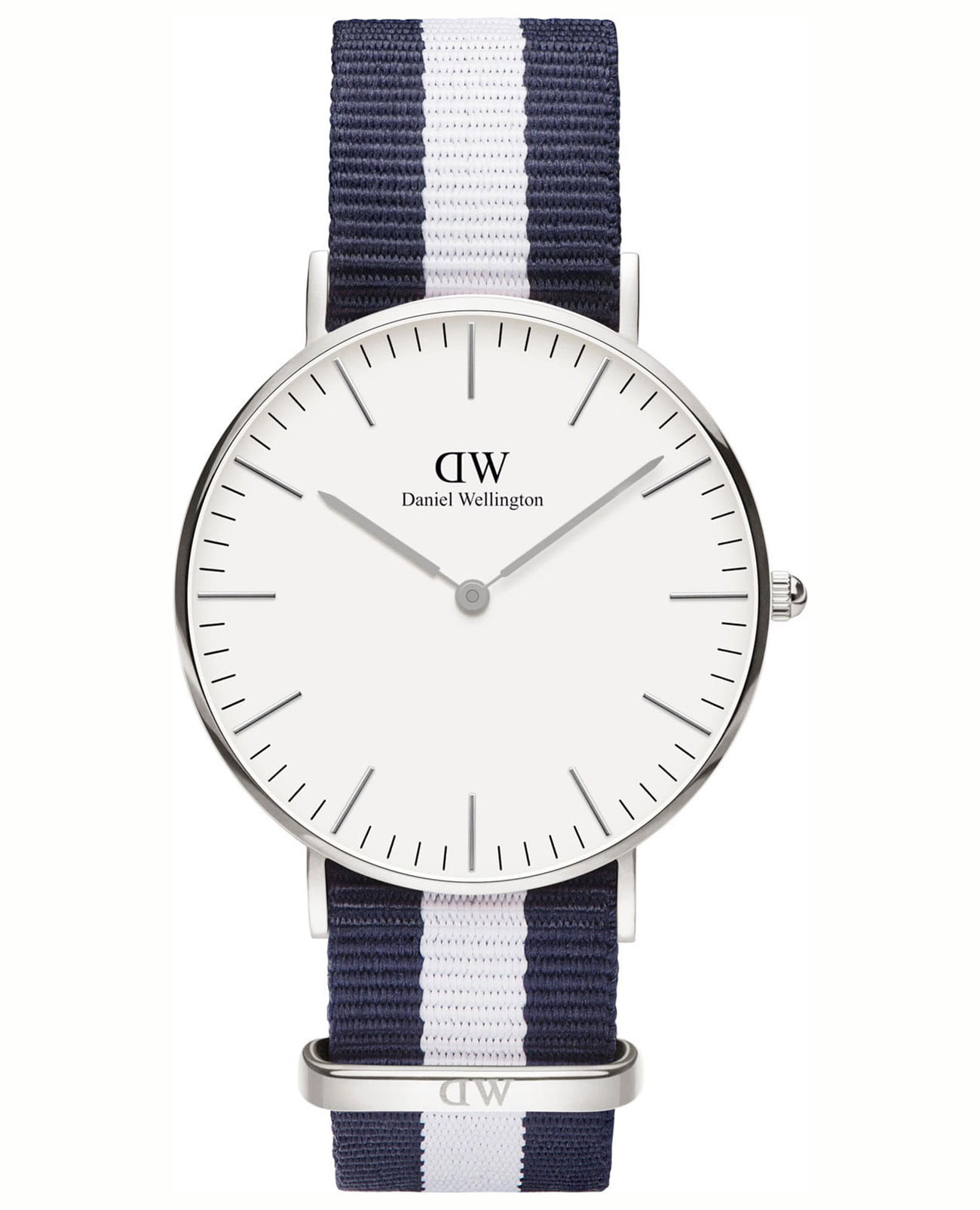 Daniel Wellington Daniel Wellington Classic Glasgow DW00100047  DW00100047 кварцевые женские часы белый циферблат, браслет нержавеющая сталь — вид спереди