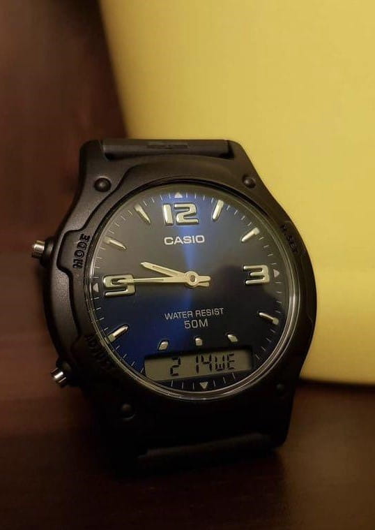 Casio Casio Collection AW-49HE-2AVDF (AW-49HE-2A)  - задняя крышка пластик корпуса, япония часы