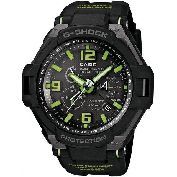 Casio Casio G-Shock GW-4000-1A3  GW-4000-1A3 электронные мужские часы черный циферблат, браслет силикон — вид спереди