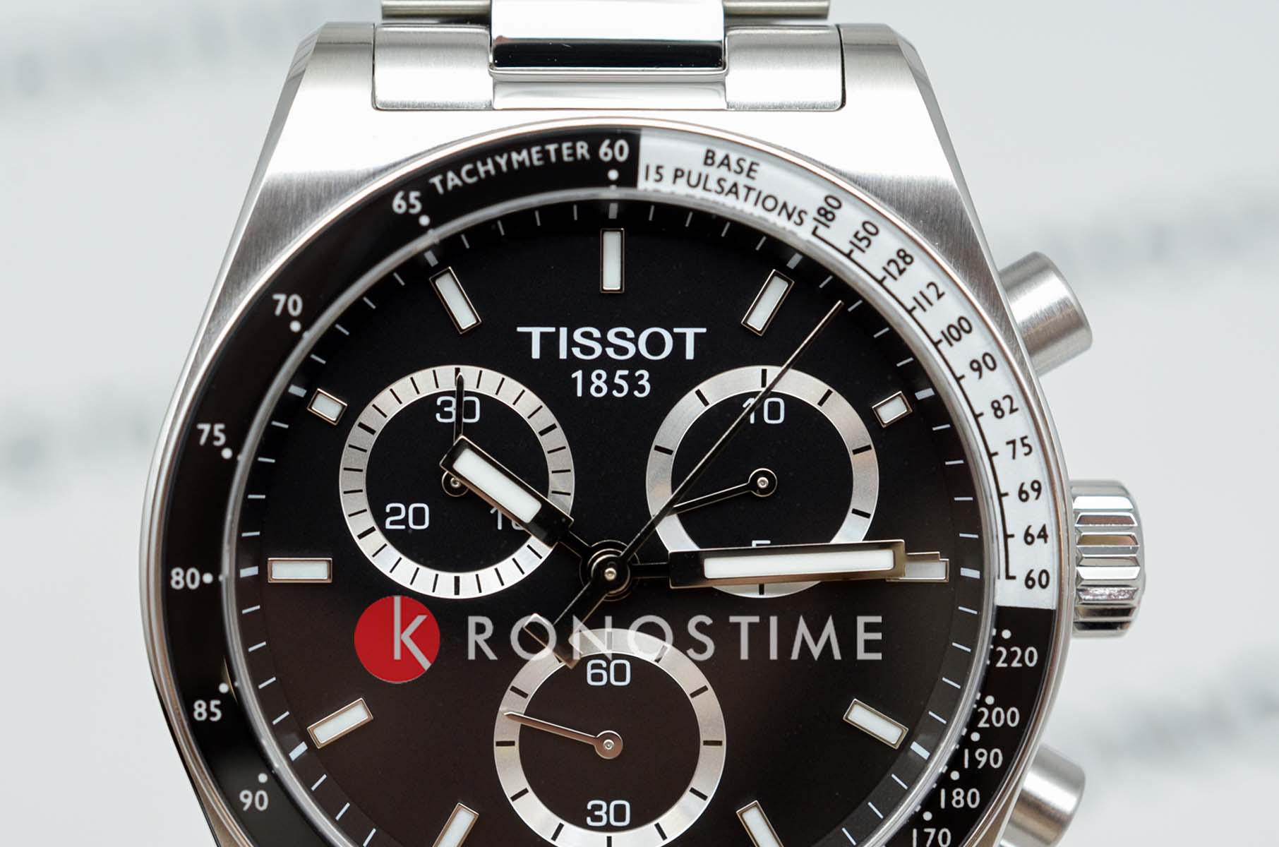 Tissot Tissot PRS 516 Chronograph T149.417.11.051.00, t-sport швейцария мужские часы на браслете нержавеющая сталь 316l боковой вид