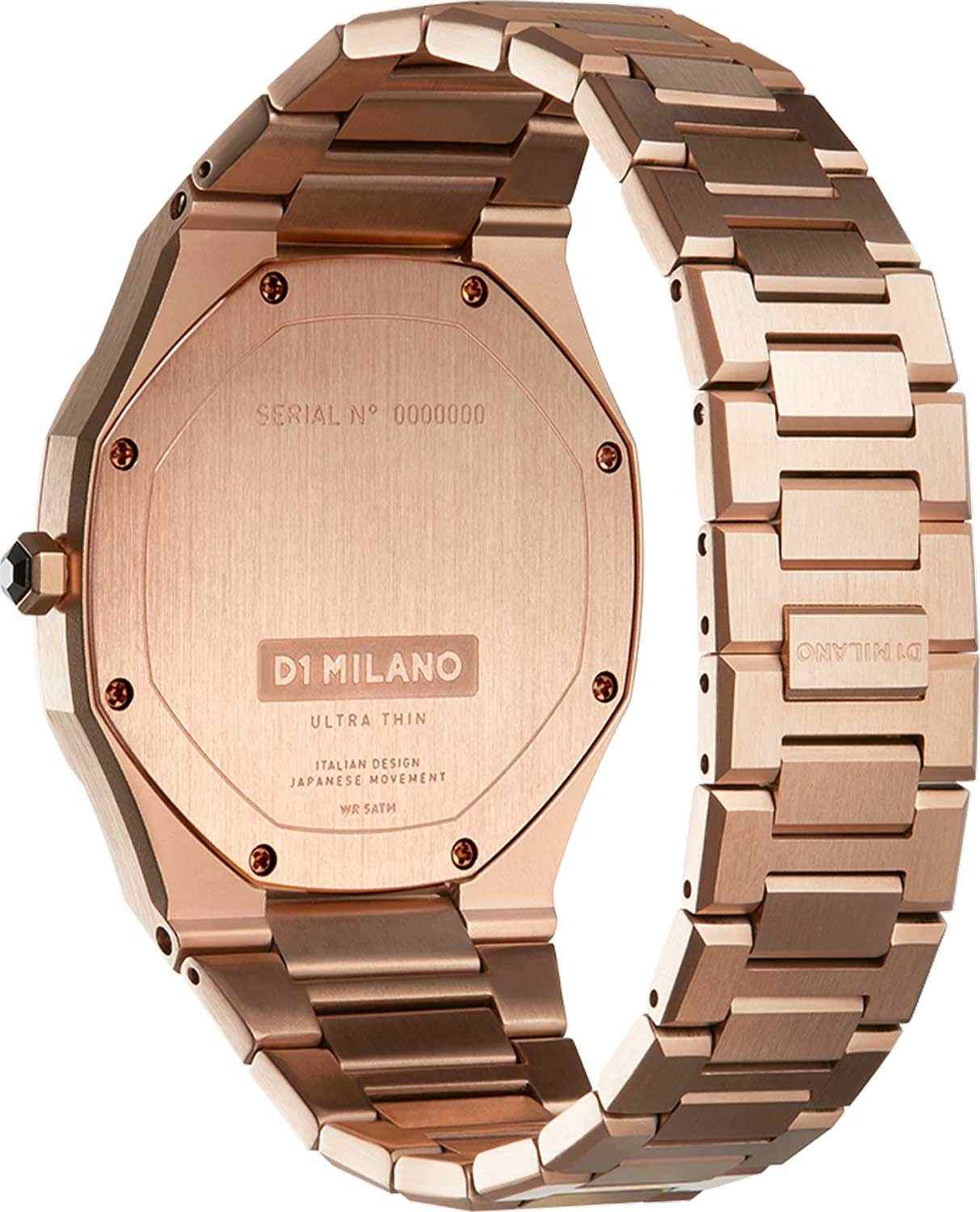 Оригинальные часы D1 Milano D1 Milano Ultra Thin UTBJ16 кварцевые калибр механизма miyota 1l22 общий вид