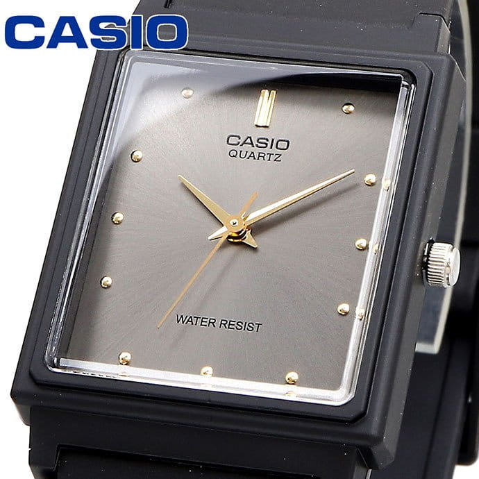 Casio Casio Collection MQ-38-8ADF (MQ-38-8A) кварцевые мужские часы часы крупный план серый циферблата