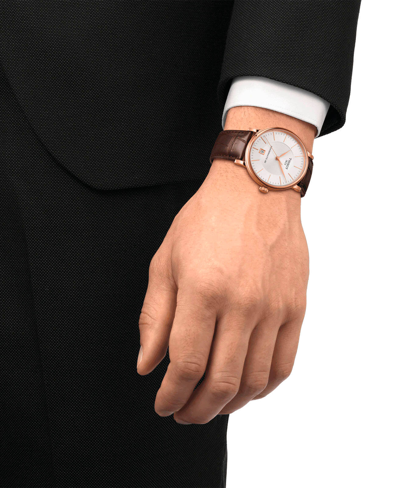 Tissot Tissot Carson Powermatic 80 T122.407.36.031.00 Carson, наручные мужские часы фото под углом