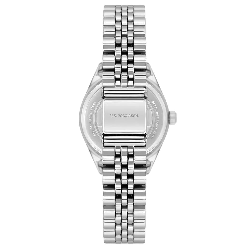 U.S. Polo Assn. U.S. Polo Assn. Stile USPA2085-03,  сша женские часы на браслете нержавеющая сталь боковой вид