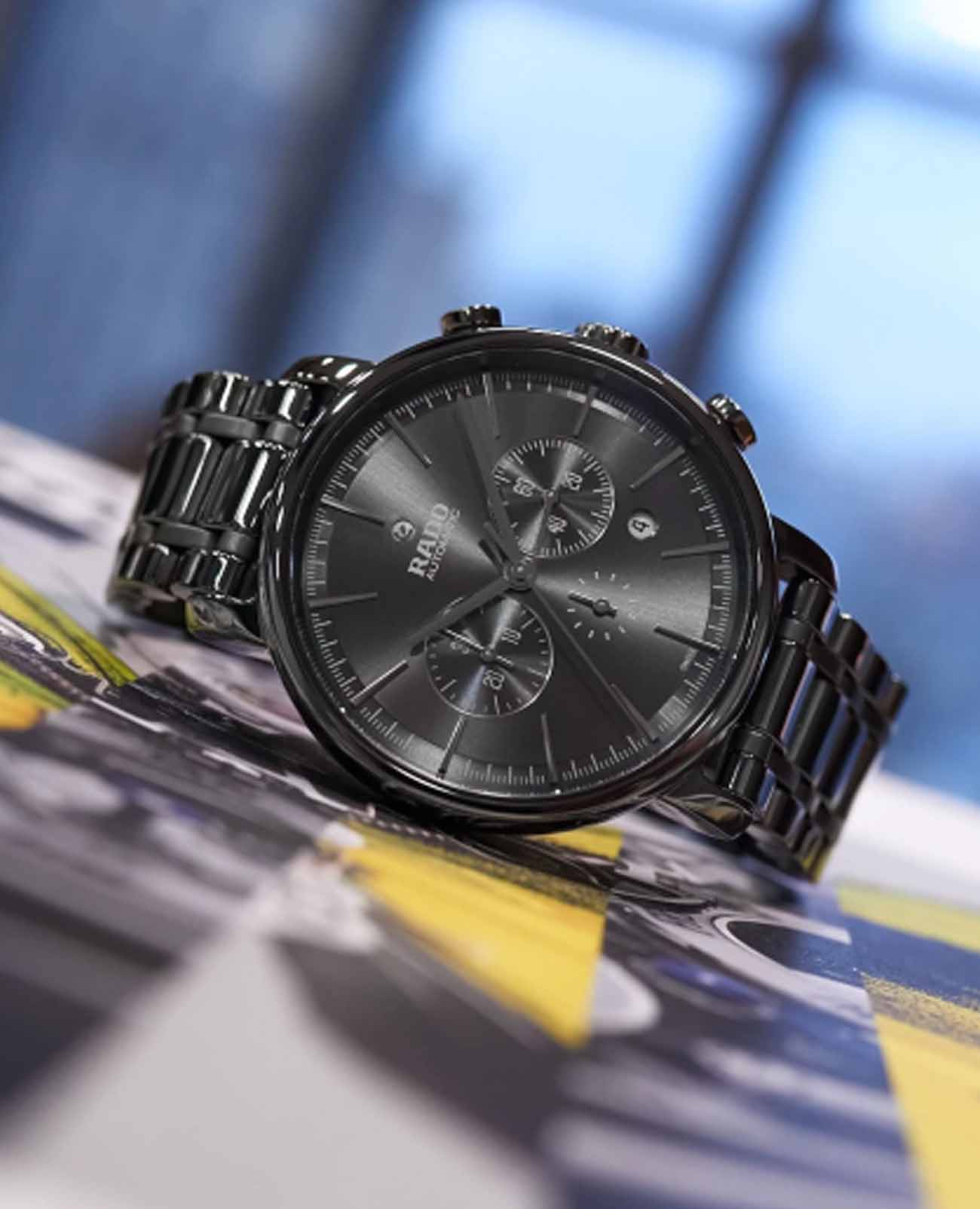 Оригинальные часы Rado Rado HyperChrome Automatic Chronograph R14076112 механические калибр механизма  общий вид