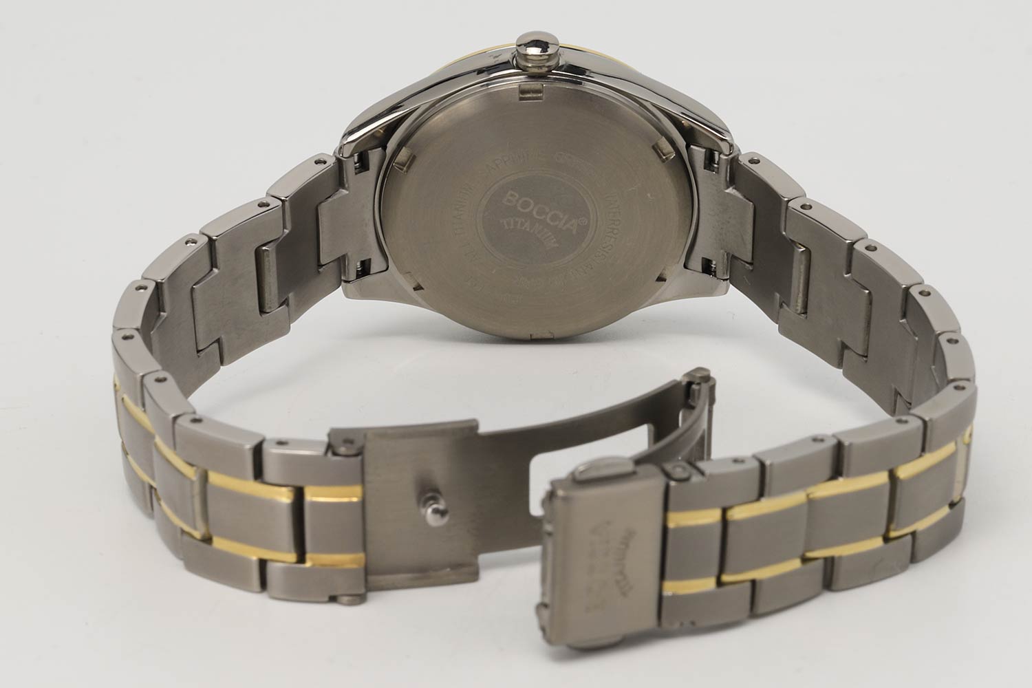 Boccia Titanium Boccia Titanium 3317-03  - задняя крышка титан металл корпуса, германия часы