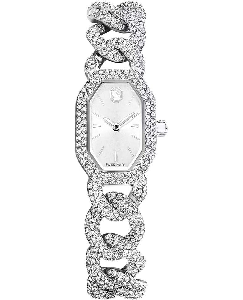 Swarovski Swarovski Dextera Chain 5668899  5668899 кварцевые женские часы серебристый циферблат, браслет нержавеющая сталь — вид спереди