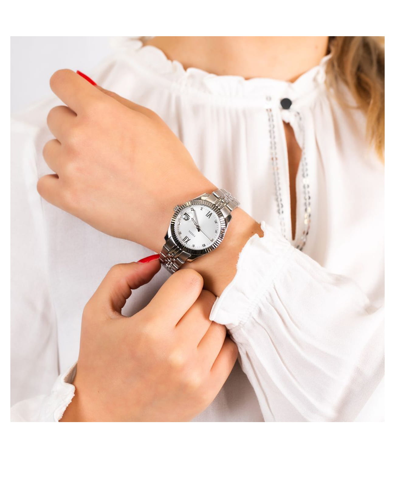 Fossil Fossil Bannon  ES4897 , наручные женские часы фото под углом