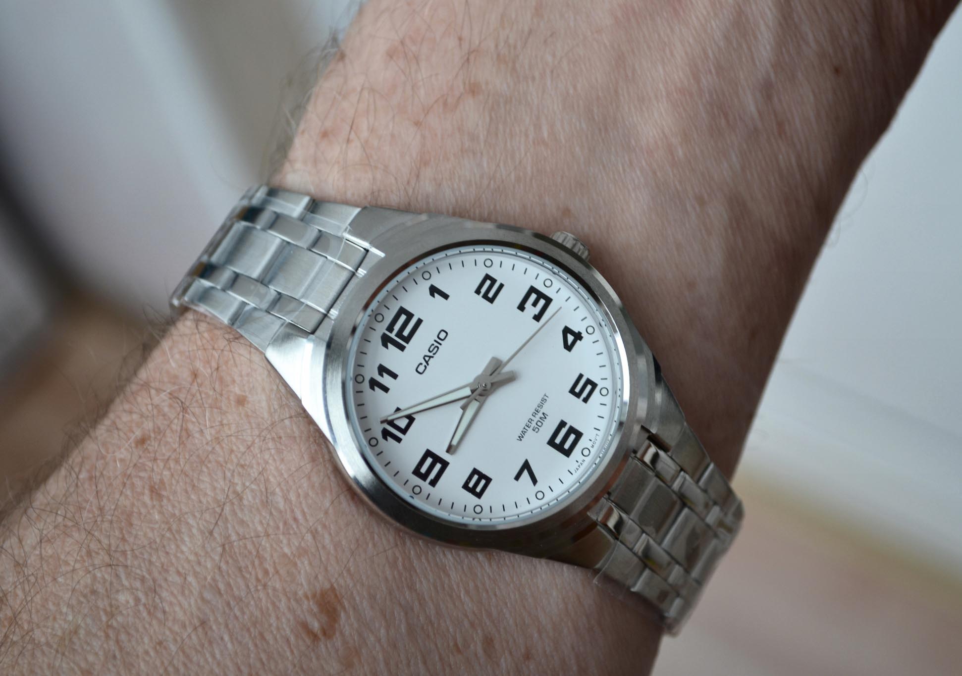 Casio Casio Collection MTP-1310PD-7B, mtp япония мужские часы на браслете нержавеющая сталь боковой вид