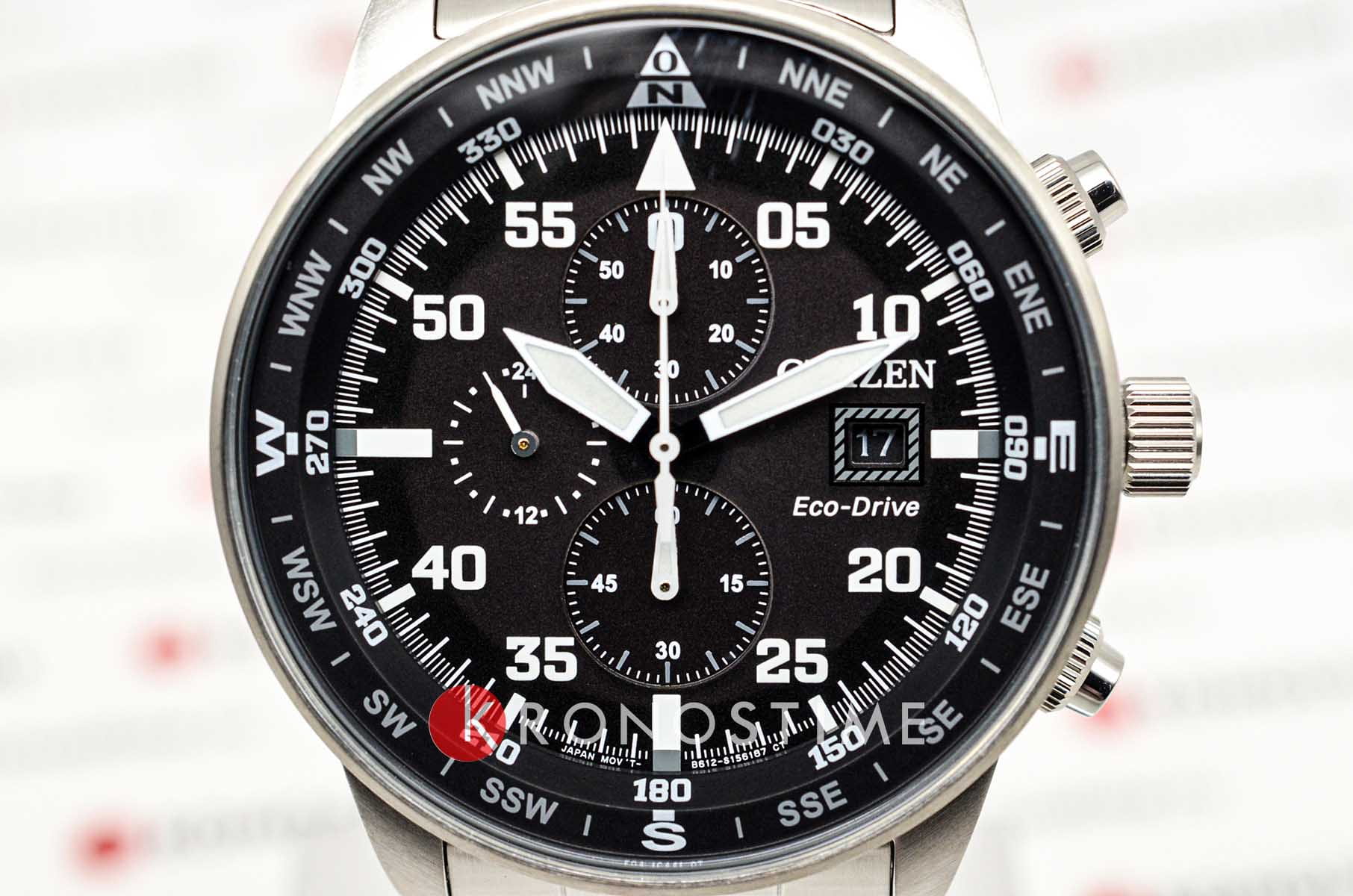 Citizen Citizen Eco-Drive CA0690-88E мужские часы черный циферблат на запястье