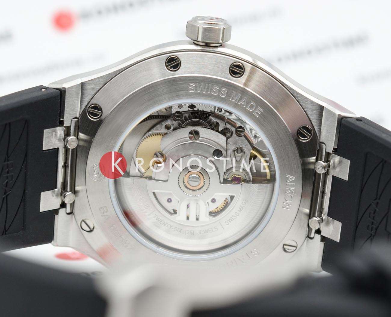 Оригинальные часы Maurice Lacroix Maurice Lacroix Aikon Automatic AI6008-SS000-330-2 механические калибр механизма ml115 общий вид