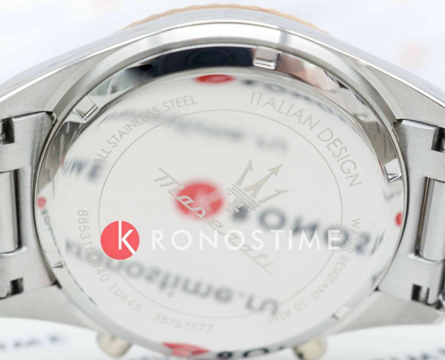 Maserati Maserati Competizone R8853100040  - задняя крышка сталь металл корпуса, италия часы