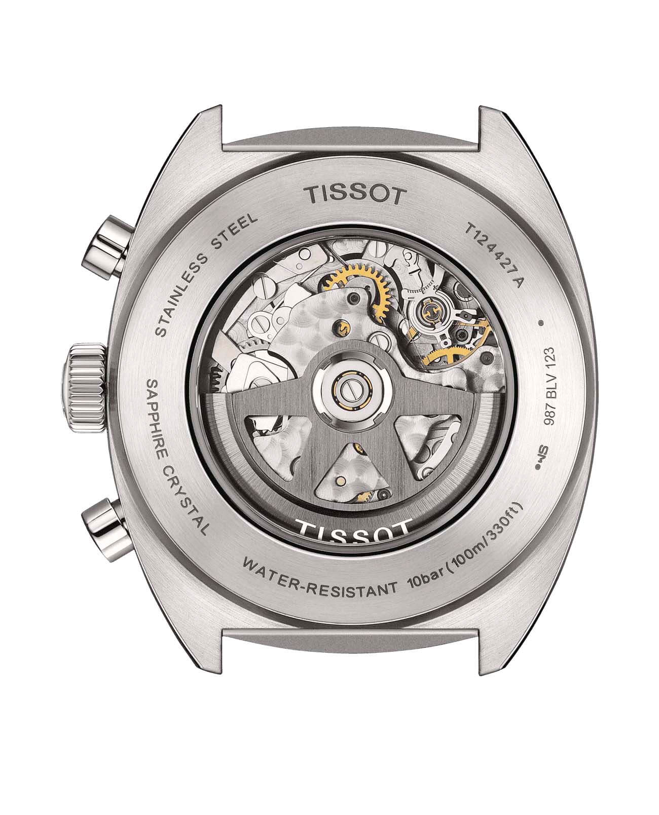 Tissot Tissot Heritage 1973 T124.427.16.051.00, t-heritage швейцария мужские часы на браслете кожаный боковой вид