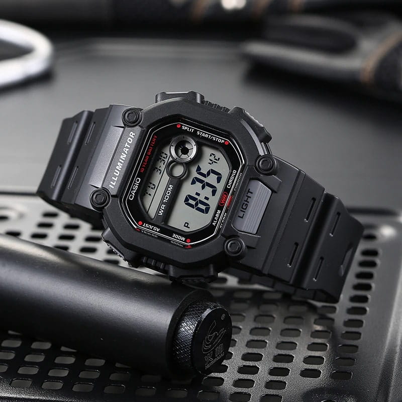 Casio Casio Collection W-737H-1AVDF (W-737H-1A) мужские часы цветной циферблат на запястье