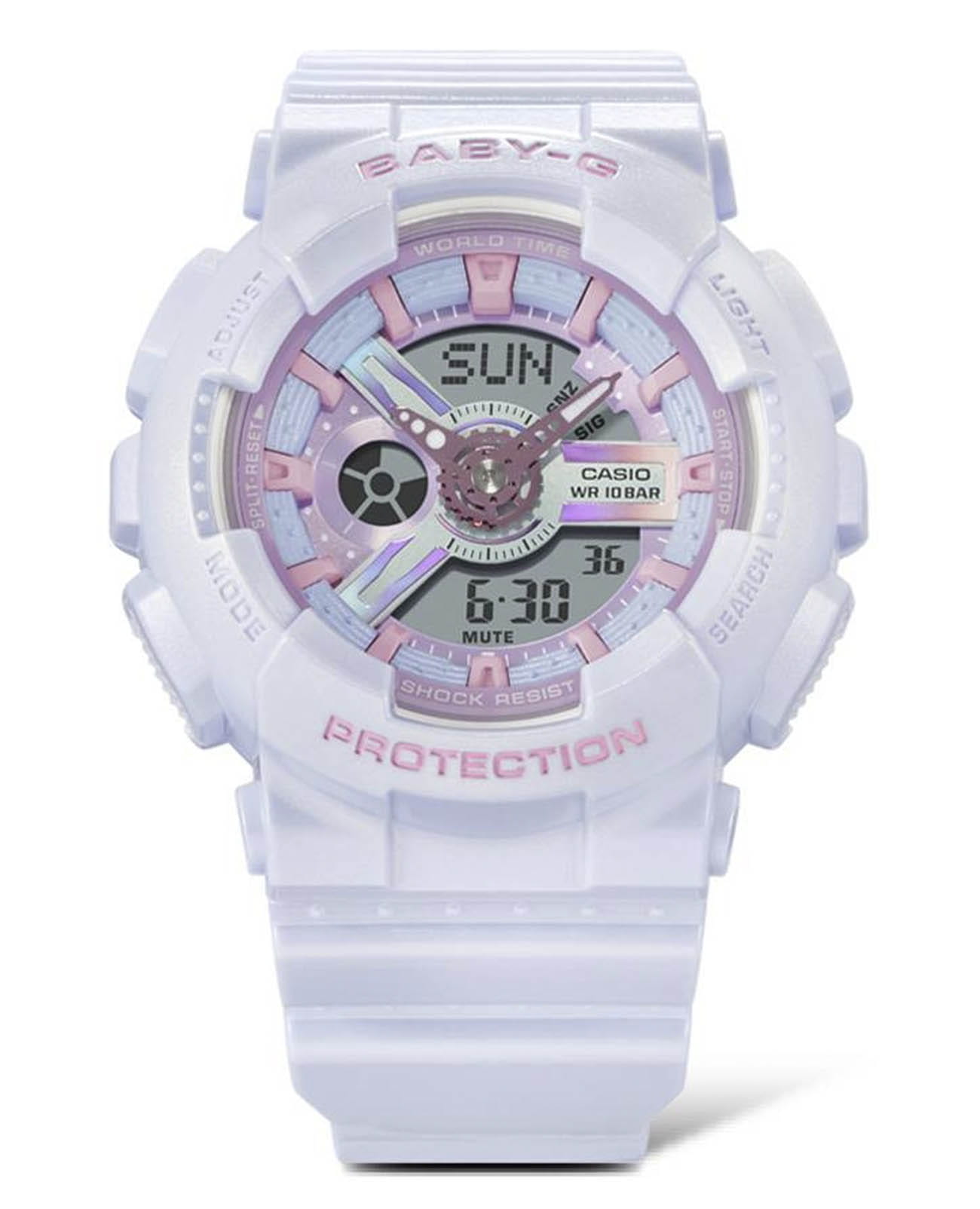 Casio Casio Baby-G BA-110FH-2ADR , наручные женские часы фото под углом