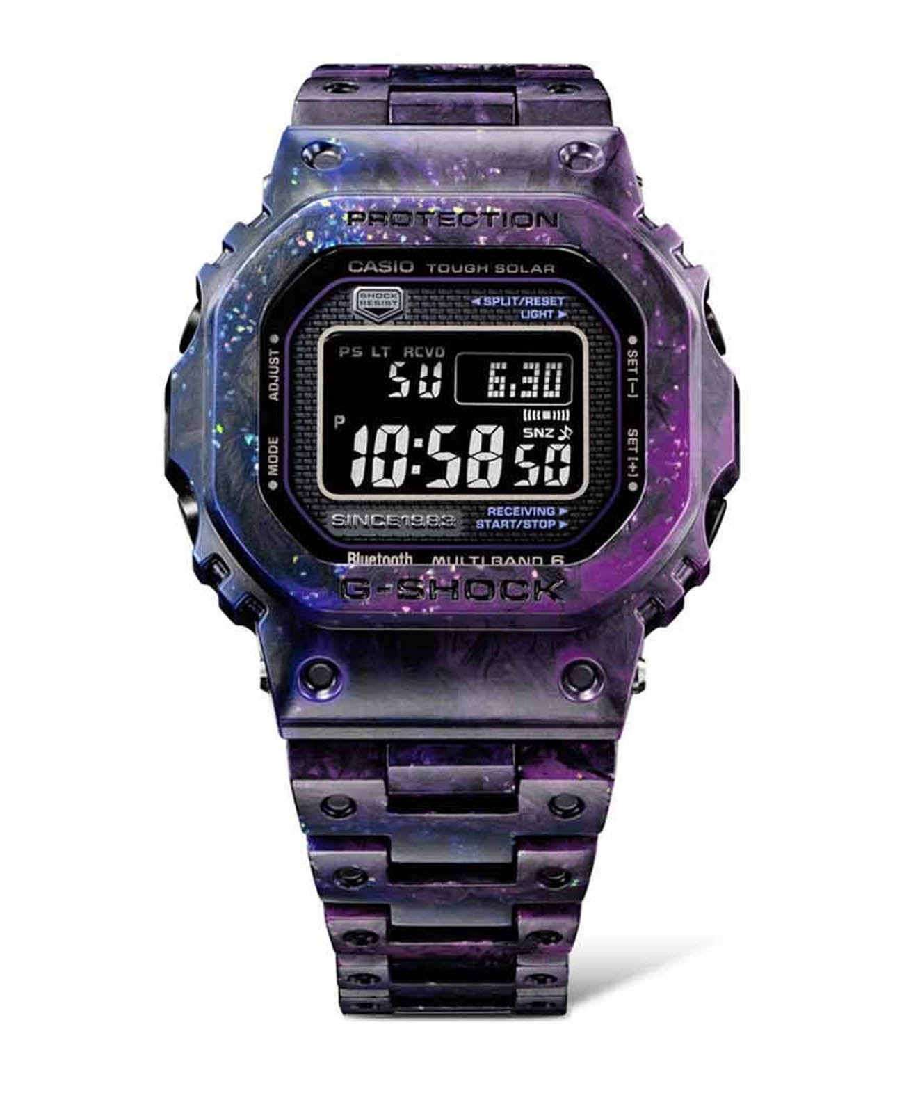 Casio Casio G-Shock GCW-B5000UN-6, g-shock япония мужские часы на браслете пластик боковой вид