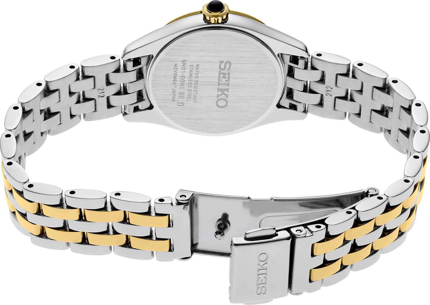Seiko Seiko Discover More SUR540P1, discover more япония женские часы на браслете нержавеющая сталь с pvd-покрытием боковой вид