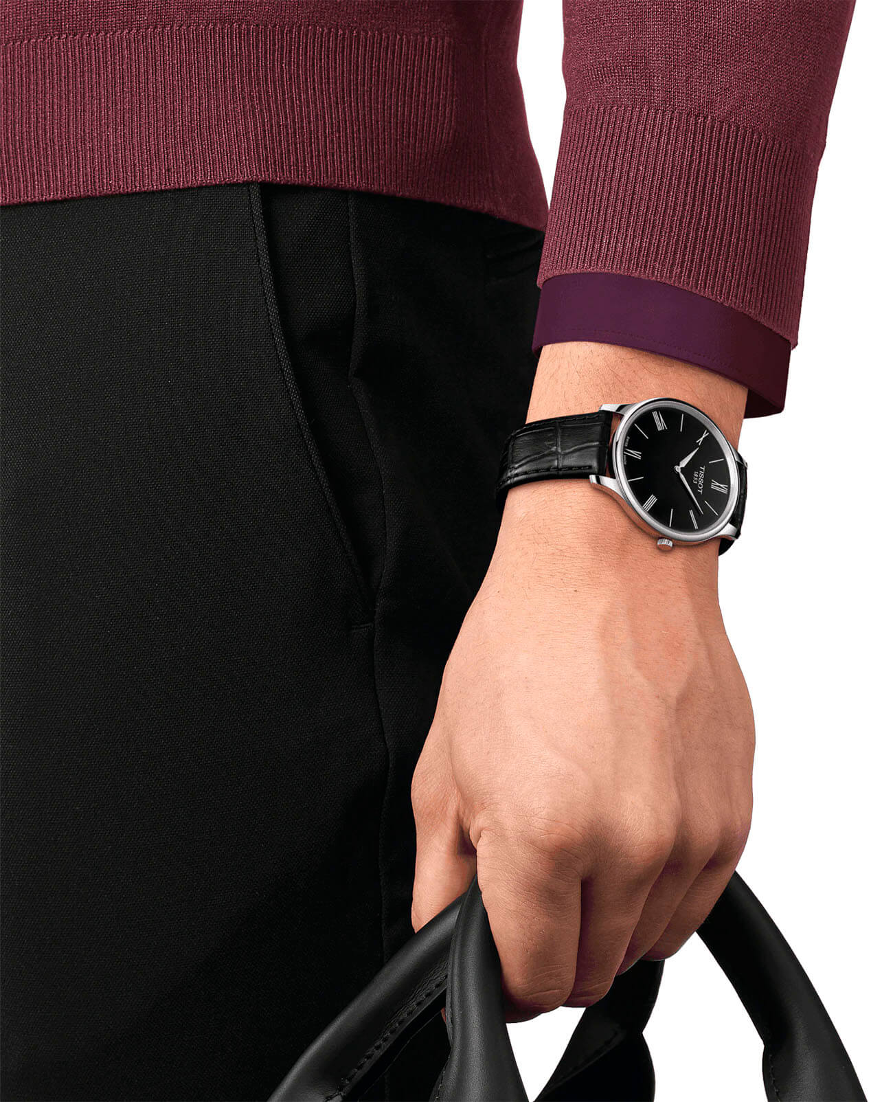 Tissot Tissot Tradition 5.5 T063.409.16.058.00 Tradition, наручные мужские часы фото под углом