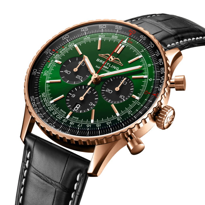 Breitling Breitling Navitimer B01 Chronograph 46 RB0137241L1P1 , наручные мужские часы фото под углом