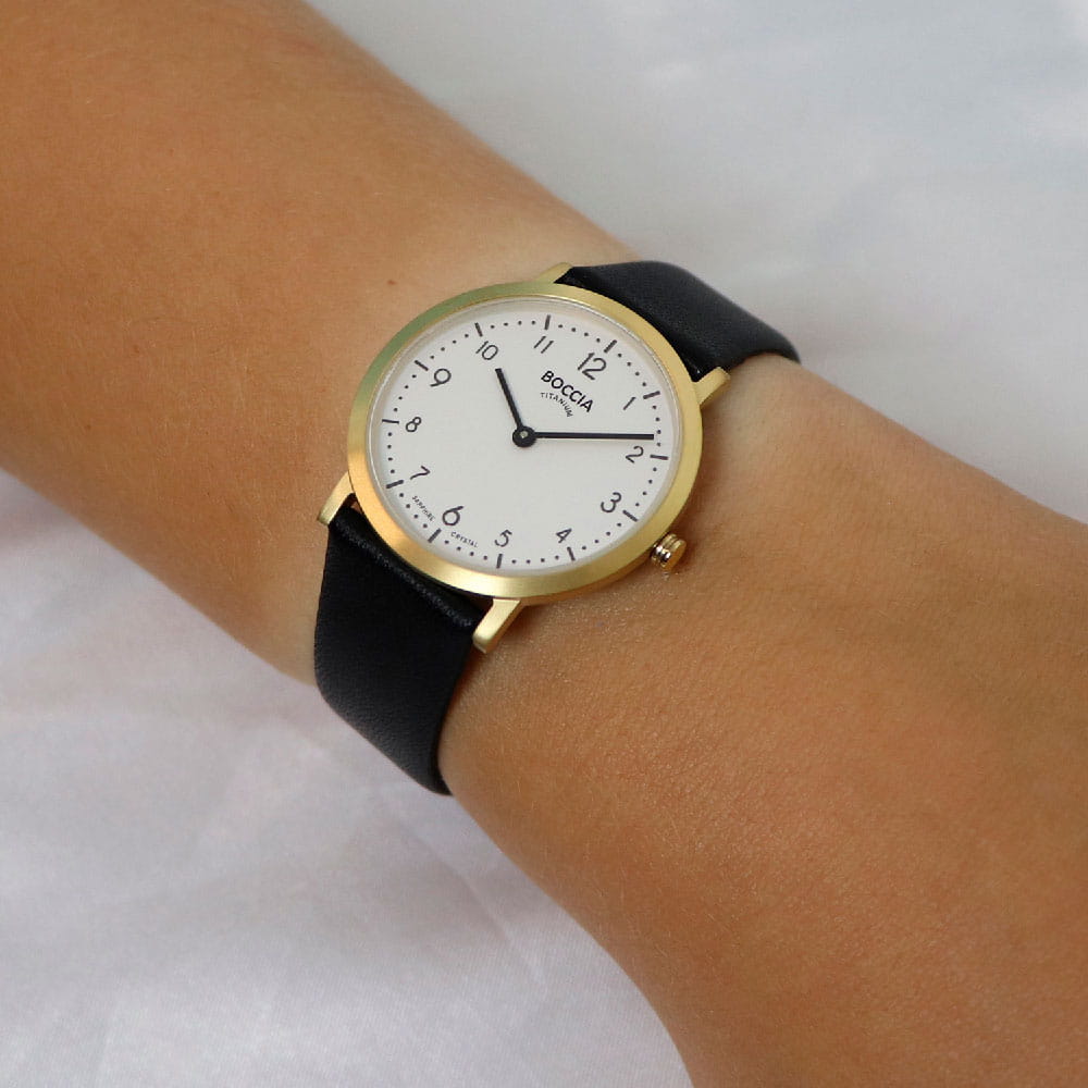 Boccia Titanium Boccia Titanium Circle-Oval 3335-02 , наручные женские часы фото под углом