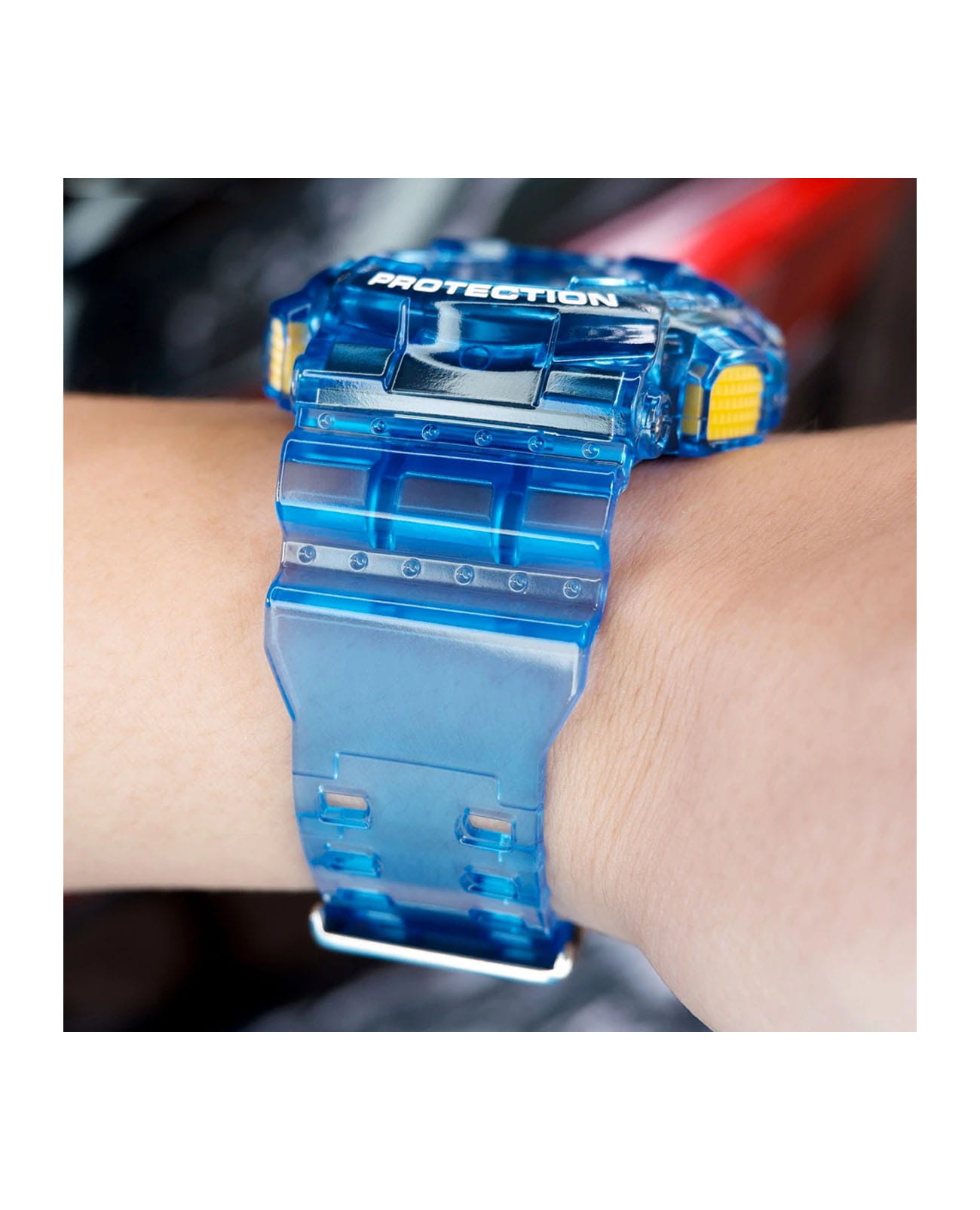 Casio Casio G-Shock GA-110JT-2ADR (GA-110JT-2a) электронные мужские часы часы крупный план цветной циферблата