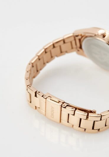 DKNY DKNY Chambers Midi DK1L016M0075,  сша женские часы на браслете нержавеющая сталь с ip-покрытием боковой вид