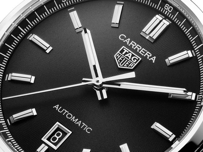 TAG Heuer TAG Heuer Carrera Date WBN2110.FC6623, carrera швейцария мужские часы на браслете кожаный боковой вид