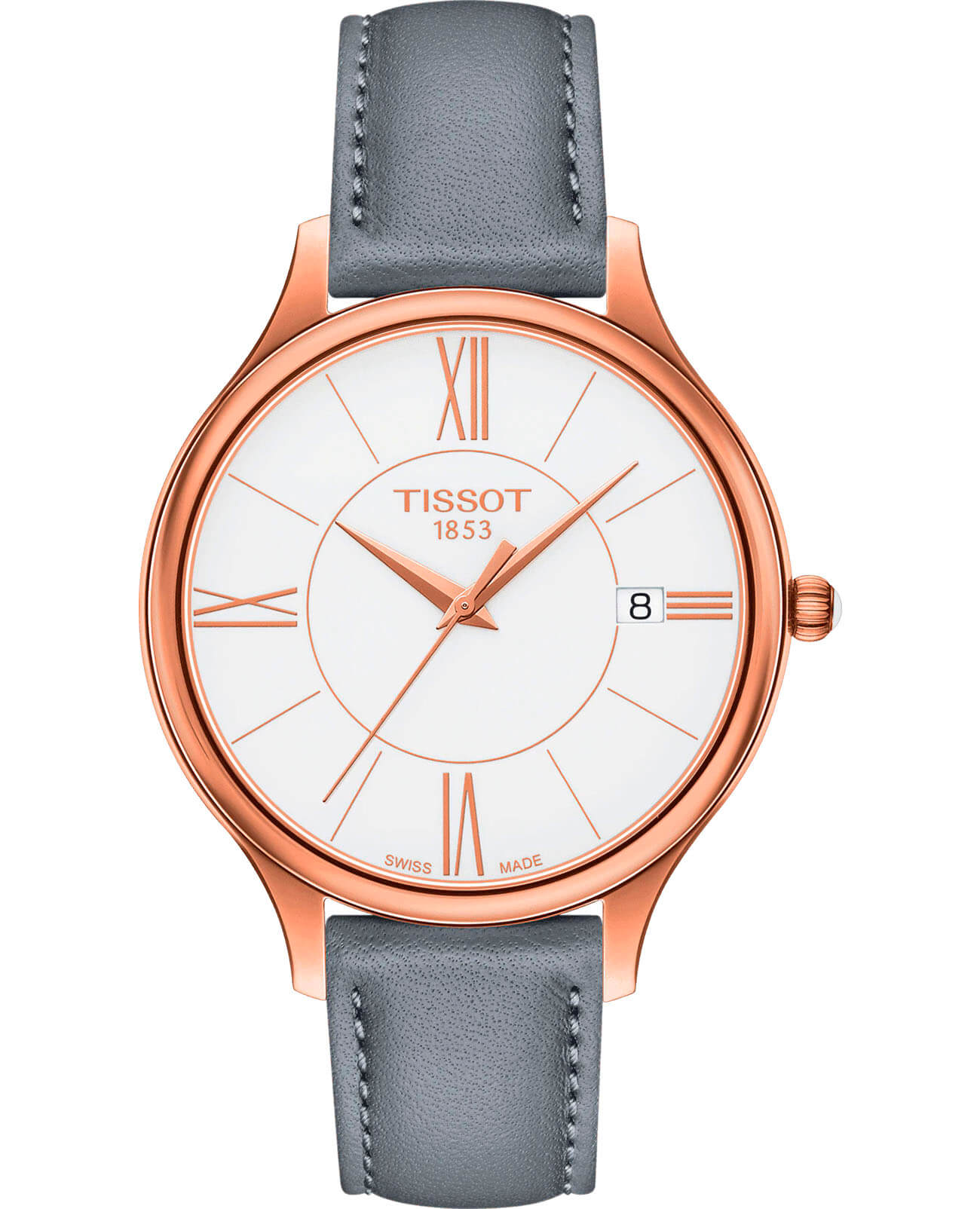 Tissot T1032103601800 женские часы застежка крупным планом