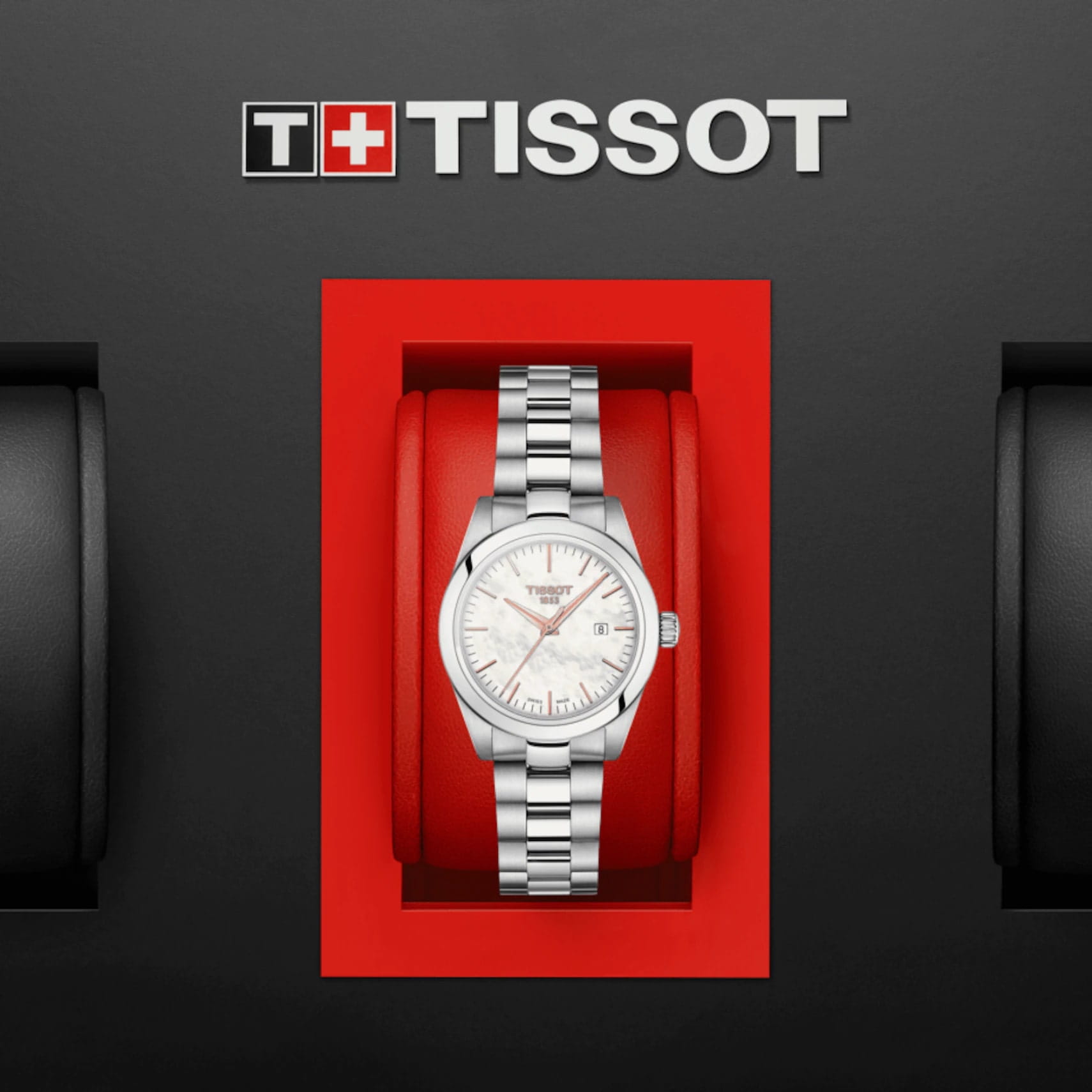 Tissot Tissot T-My Lady T132.010.11.111.00 кварцевые часы с аксессуарами женские часы модель T1320101111100