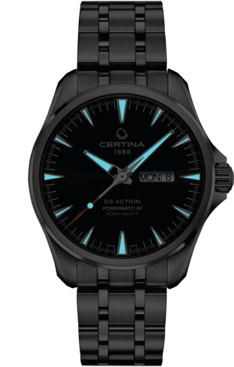Certina Certina DS Action Day-Date Powermatic 80 C033.407.22.011.00 DS Action, наручные женские часы фото под углом