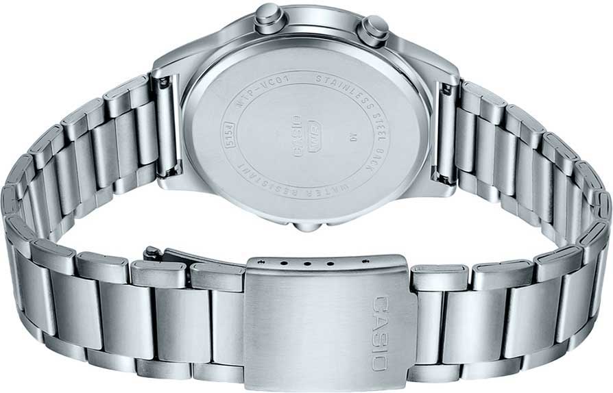 Casio Casio Collection MTP-VC01D-2EUDF (MTP-VC01D-2E), collection япония мужские часы на браслете нержавеющая сталь боковой вид