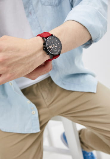 Slazenger SL.09.6321.2.01 мужские часы застежка крупным планом