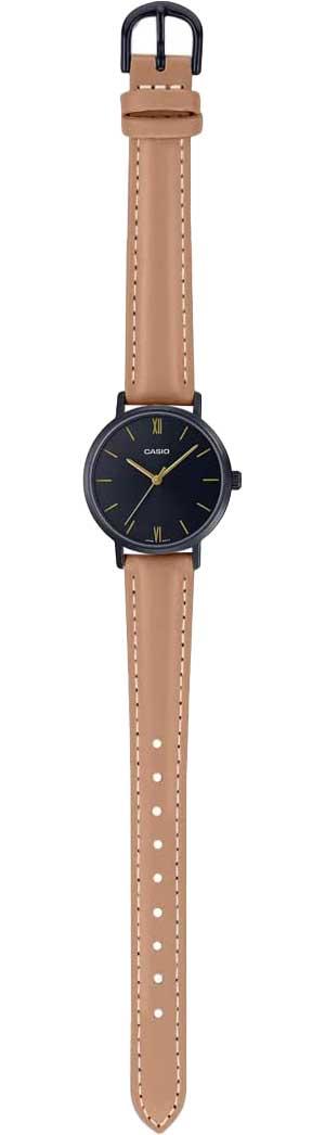 Casio Casio Collection LTP-VT02BL-1A женские часы черный циферблат на запястье