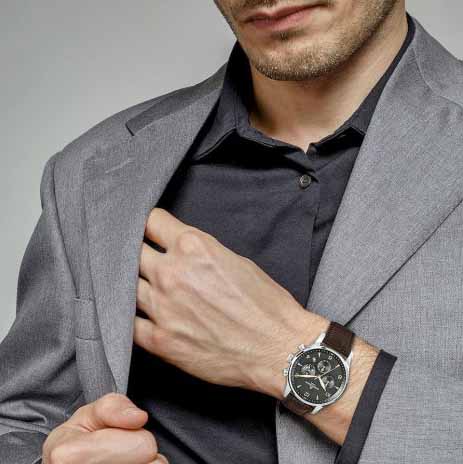 Jacques Lemans Jacques Lemans 1-1645J австрия наручные мужские часы заводная головка с логотипом Jacques Lemans