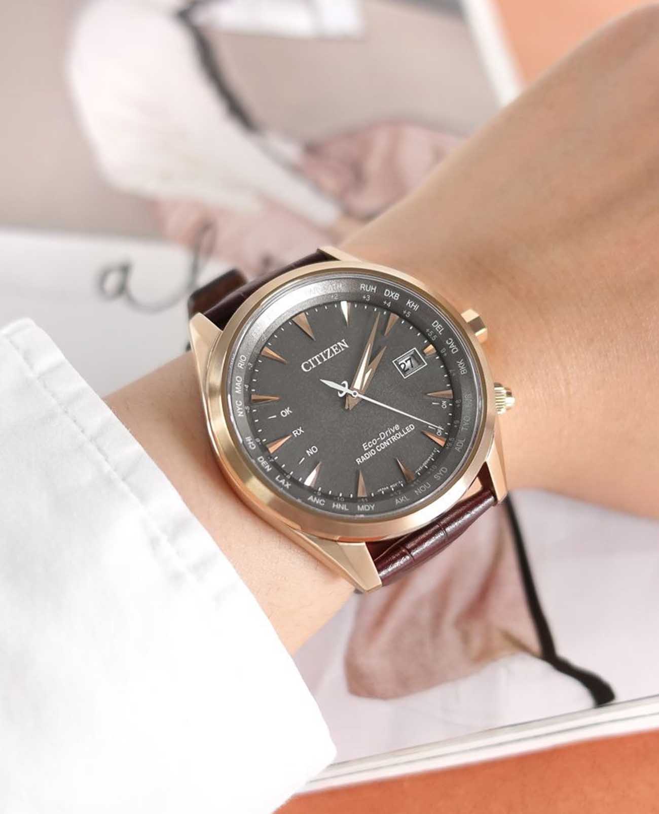 Оригинальные часы Citizen Citizen Eco-Drive CB0273-11H кварцевые калибр механизма citizen h145 общий вид