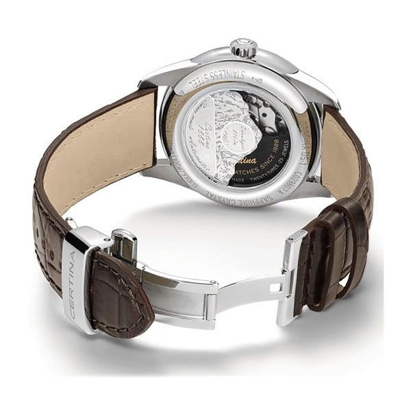 Certina C0298071603101 мужские часы застежка крупным планом