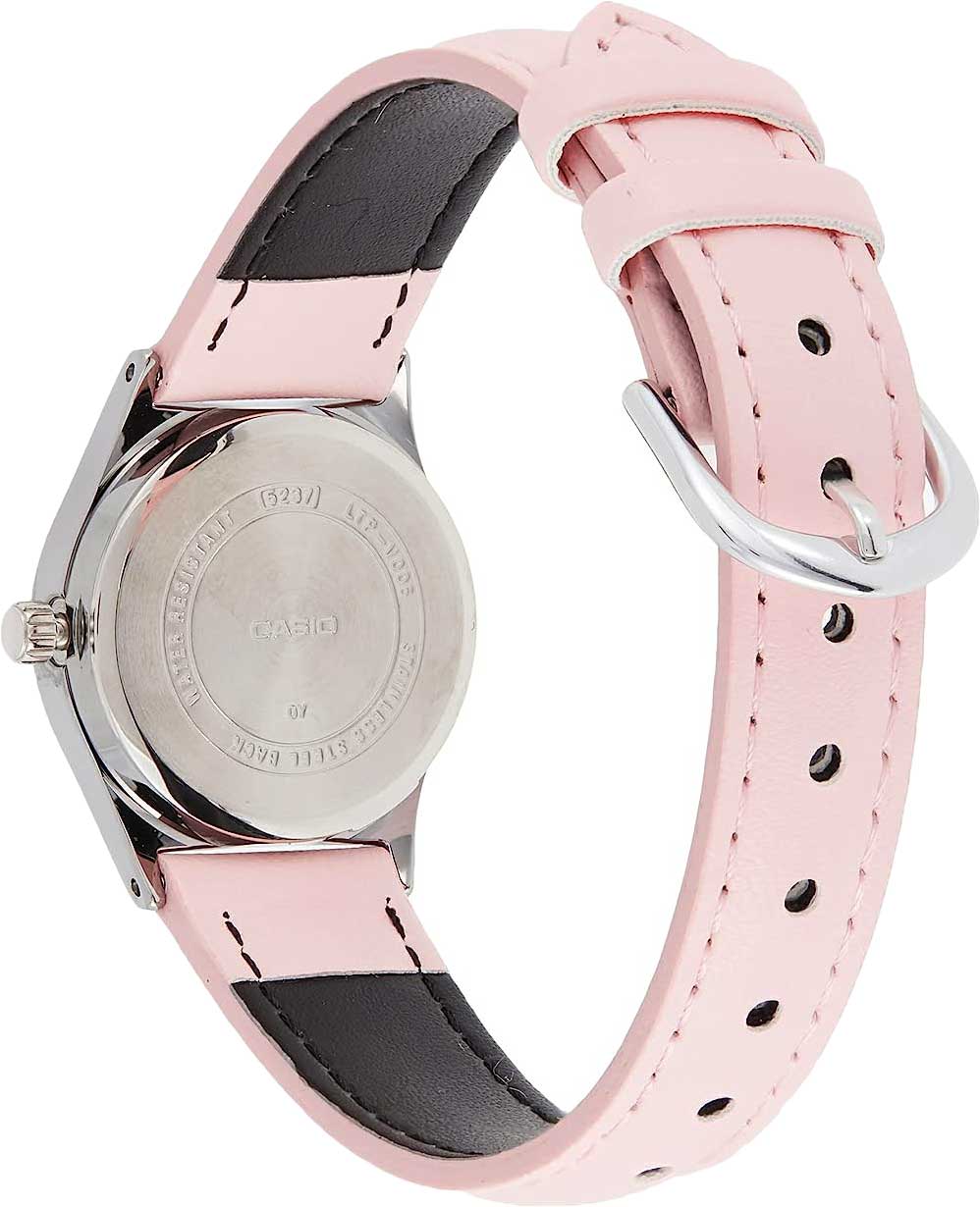 Casio Casio LTP-V006L-4B, ltp япония женские часы на браслете кожаный боковой вид