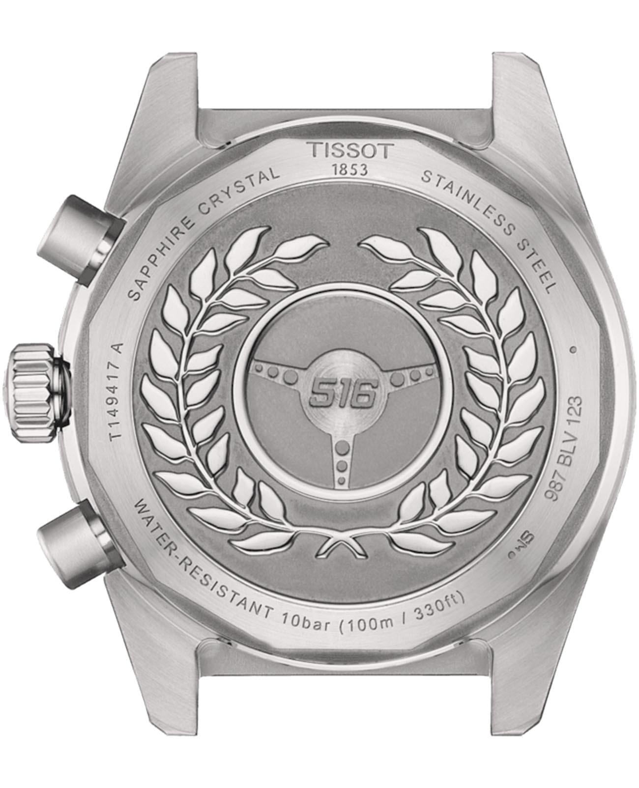 Tissot Tissot PRS 516 Chronograph T149.417.11.051.00 PRS 516 — детали корпуса и нержавеющая сталь 316l