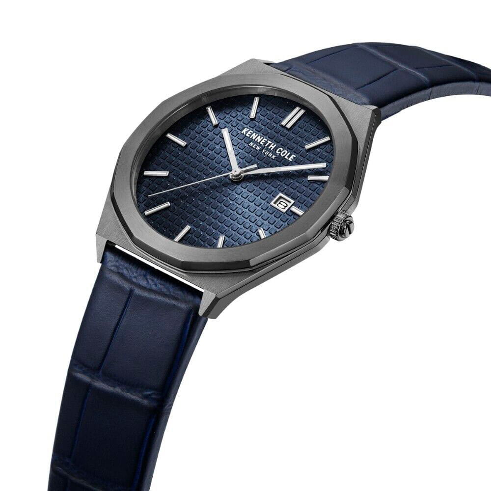 Kenneth Cole Kenneth Cole Classic KCWGB2234203,  сша мужские часы на браслете кожаный боковой вид