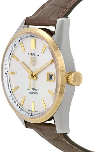 TAG Heuer TAG Heuer Carrera WAR215B.FC6181, carrera швейцария мужские часы на браслете кожаный боковой вид