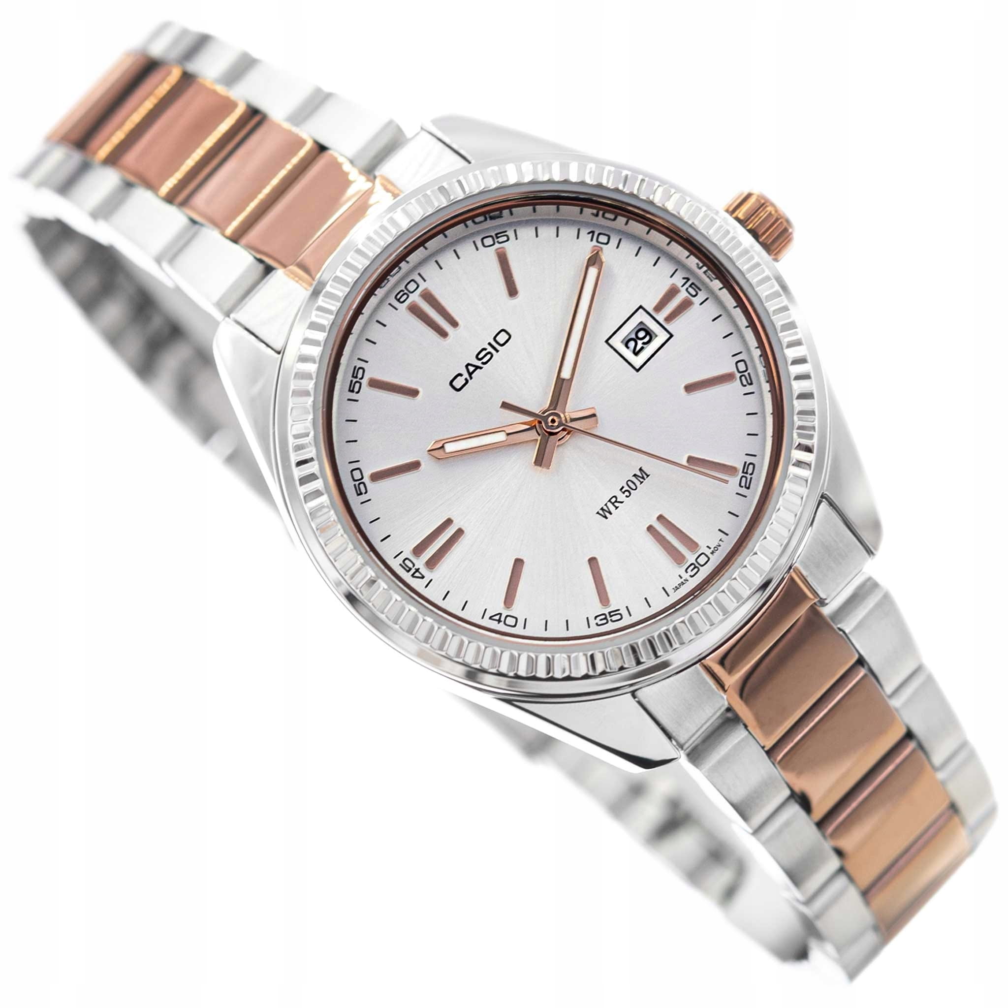 Casio Casio Collection LTP-1302PRG-7AVEF, ltp япония женские часы на браслете нержавеющая сталь с ip-покрытием боковой вид