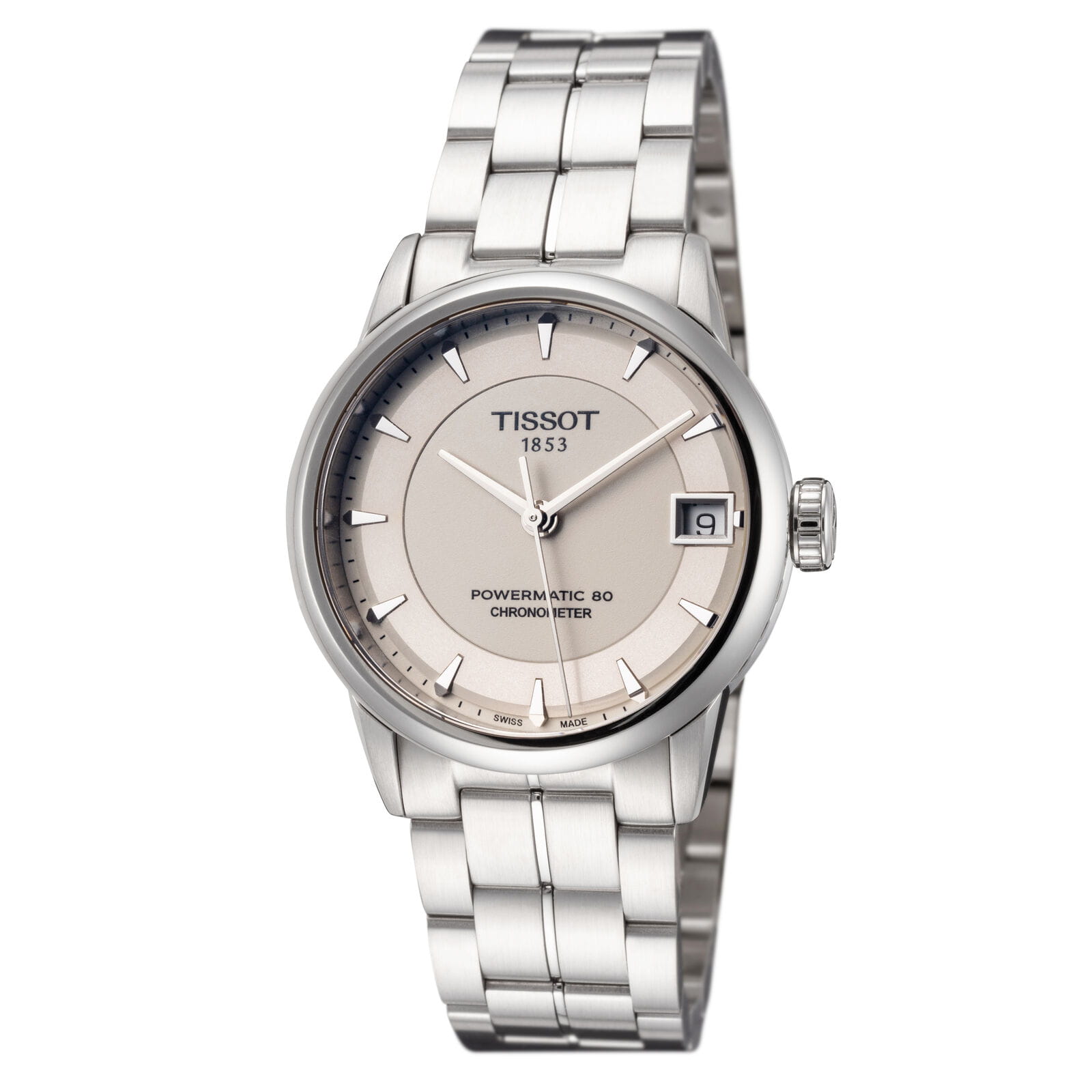 Оригинальные часы Tissot Tissot T-Classic Luxury Automatic T086.208.11.261.00 механические калибр механизма powermatic 80 общий вид