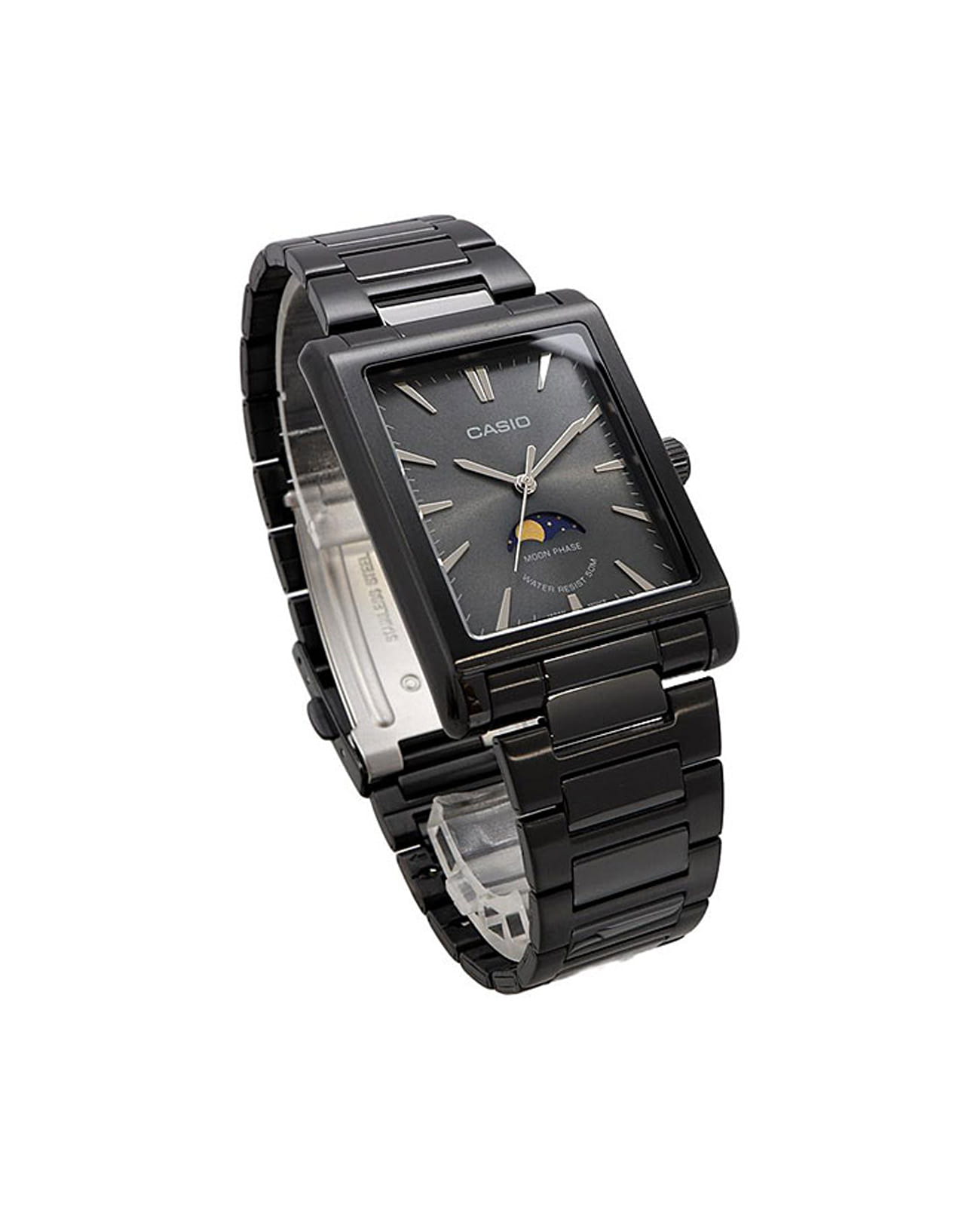 Casio Casio Collection MTP-M105B-1AVDF (MTP-M105B-1A) кварцевые мужские часы часы крупный план черный циферблата