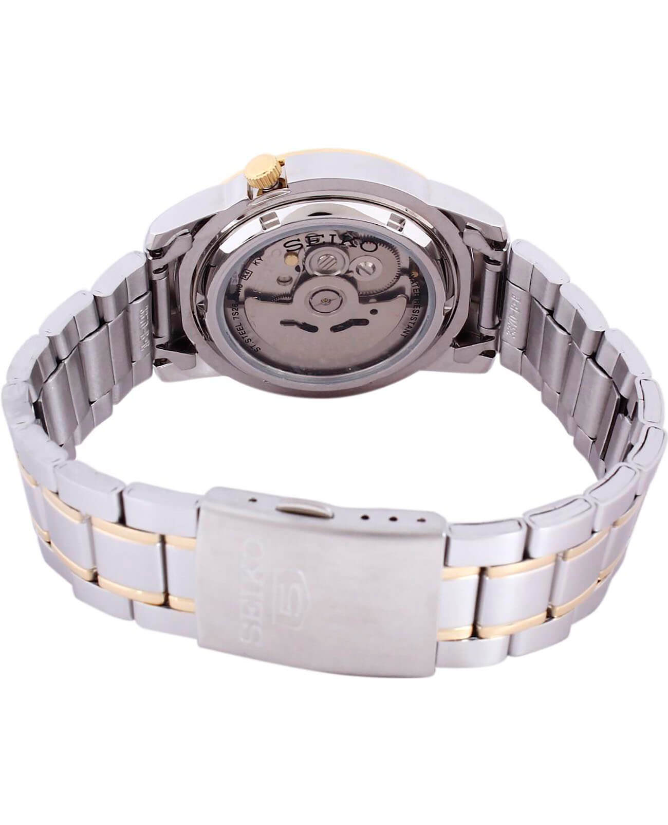 Seiko Seiko 5 Regular SNKE54K1S, 5 regular япония мужские часы на браслете сталь c pvd покрытием боковой вид