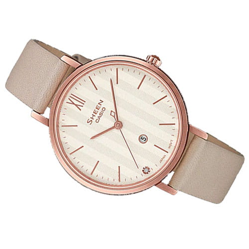 Casio Casio Sheen SHE-4539CGL-7AUDF , наручные женские часы фото под углом