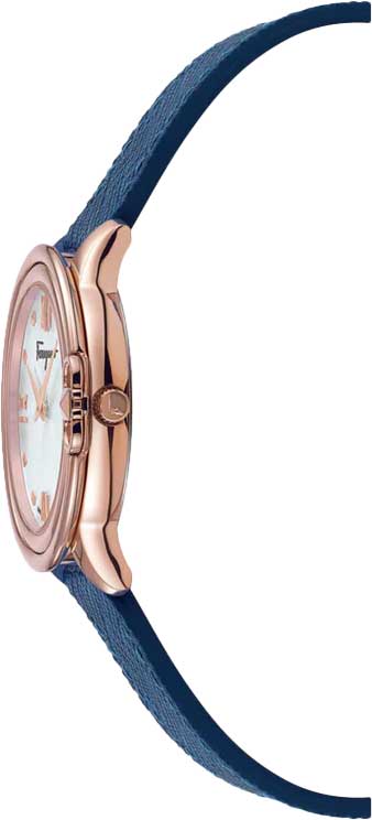 Salvatore Ferragamo Salvatore Ferragamo Studmania SFMJ00322,  италия женские часы на браслете кожаный боковой вид